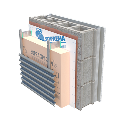 EXTERIOR INSULATED CONCRETE STICK 1100 T XPS 20