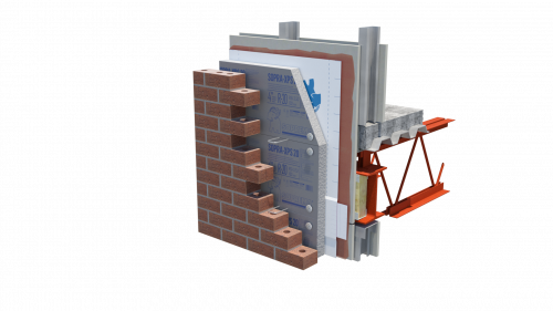 EXTERIOR INSULATED STEEL STICK 1100 T XPS 25